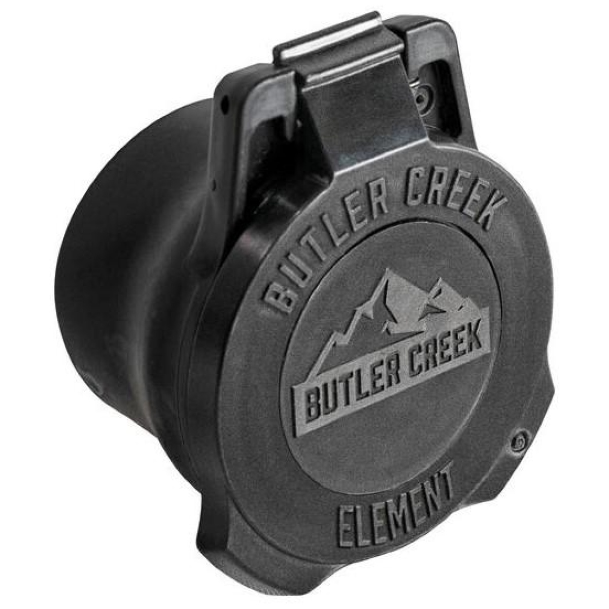 Bcesc50. Jpg - butler creek element scope cap objective 45-50mm - black (clam) - bcesc50