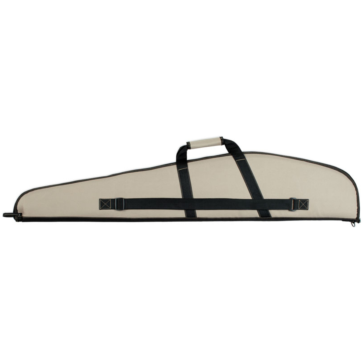 Bd220_back. Jpg - bulldog plus rifle case 48" - taupe w/ black 3 pockets - bd220 back