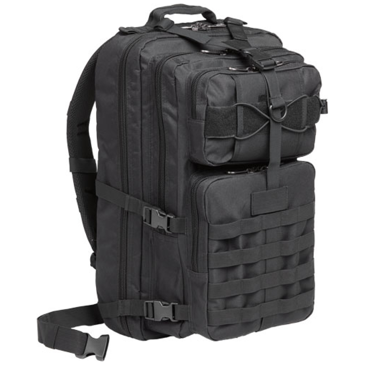 Bdt411b. Jpg - bulldog med ranger backpack - w/ molle black - bdt411b