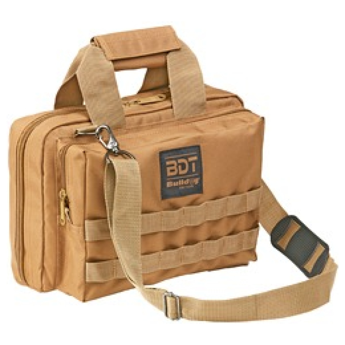 Bdt917t_1. Jpg - bulldog dlx 2 pistol range bag tan - bdt917t 1