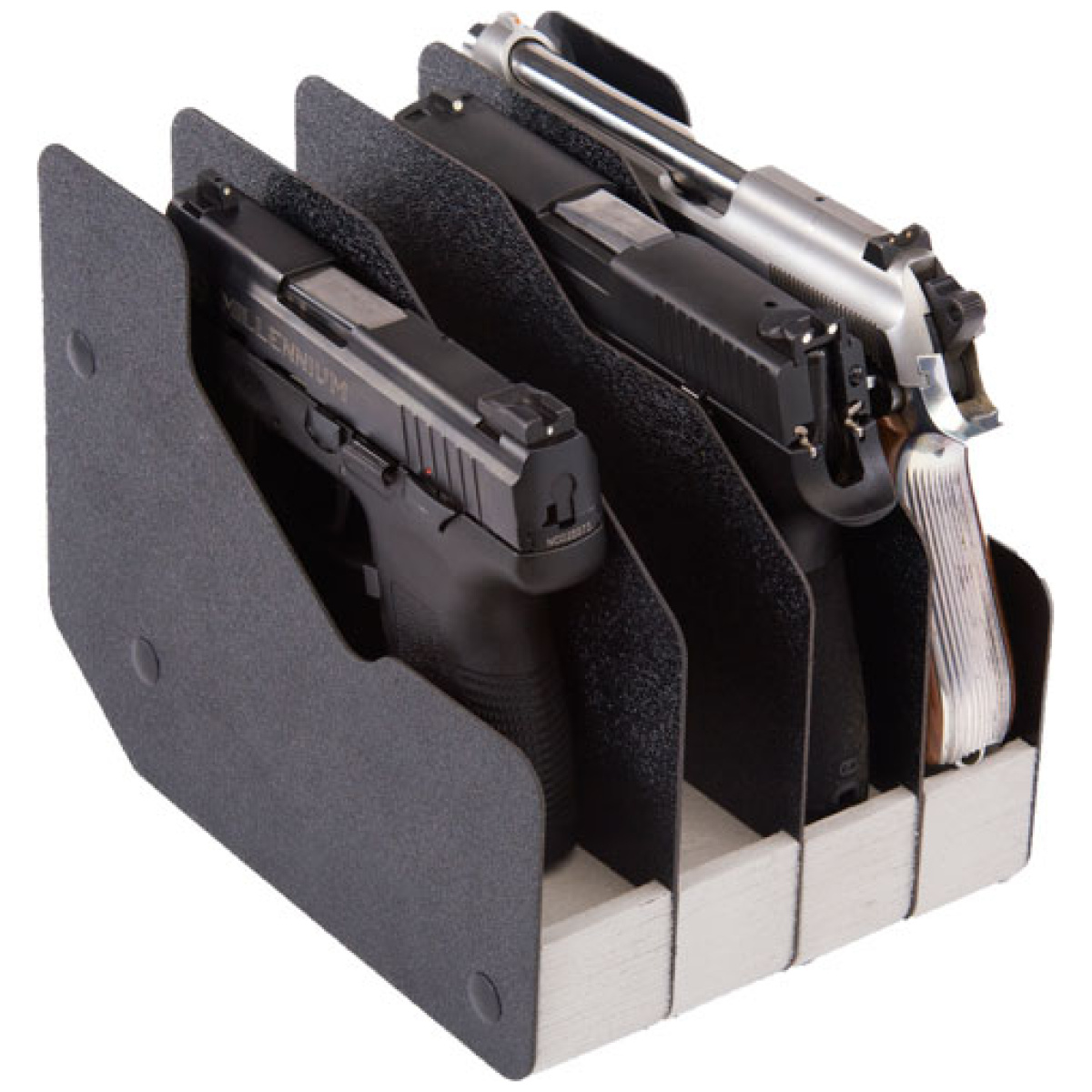 Bmwrm14. Jpg - benchmaster weapon rack four - gun pistol rack - bmwrm14