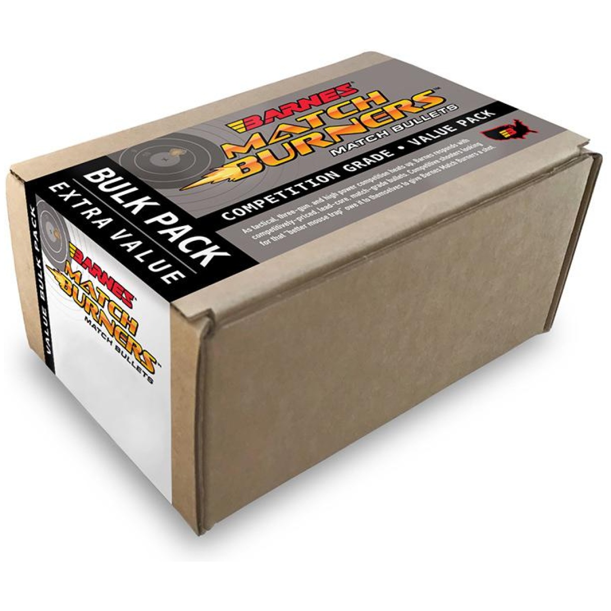 Bx30102. Jpg - barnes match burners rifle bullets 6. 5mm. 264" 145 gr bt match 500/box - bx30102