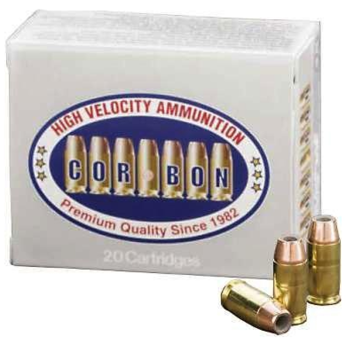 Cb3809020. Jpg - corbon self-defense jhp handgun ammunition. 380 acp 90 gr jhp 1050 fps 20/box - cb3809020