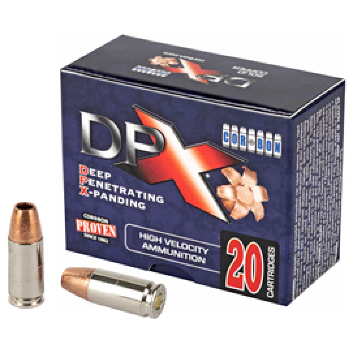 Cordpx09115_1. Jpg - corbon dpx 9mm+p 115gr brns x 20/500 - cordpx09115 1