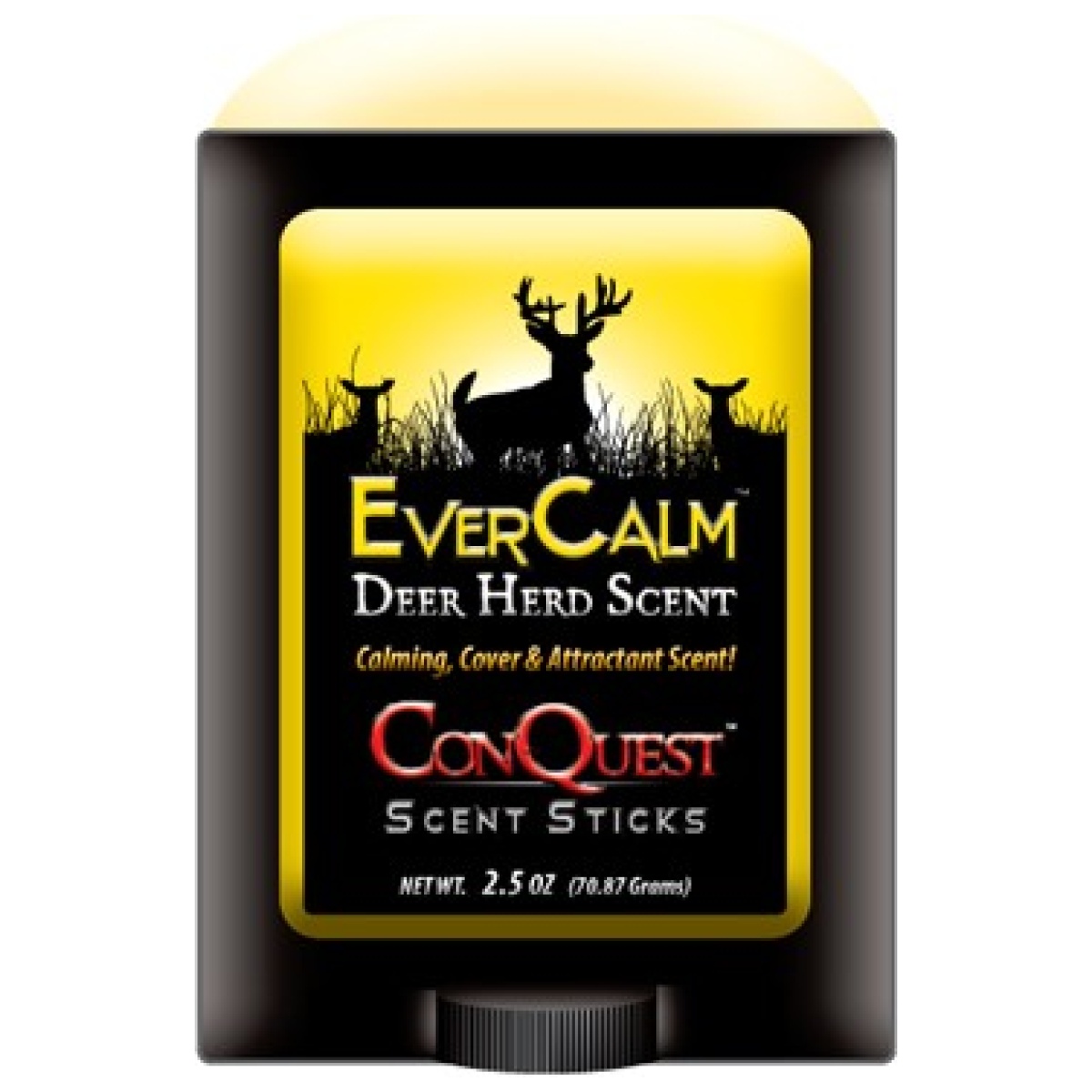 Cq1214. Jpg - conquest scents deer lure ever - calm deer herd 2. 5oz. Stick - cq1214