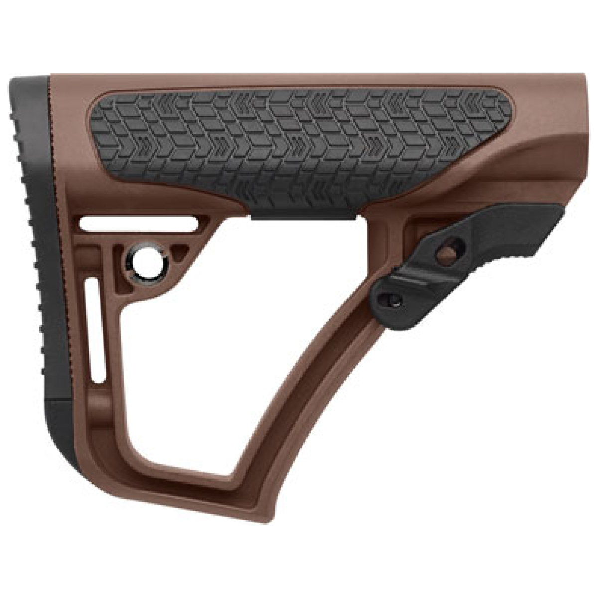 Dd79011. Jpg - daniel def. Buttstock ar-15 - brown mil-spec - dd79011