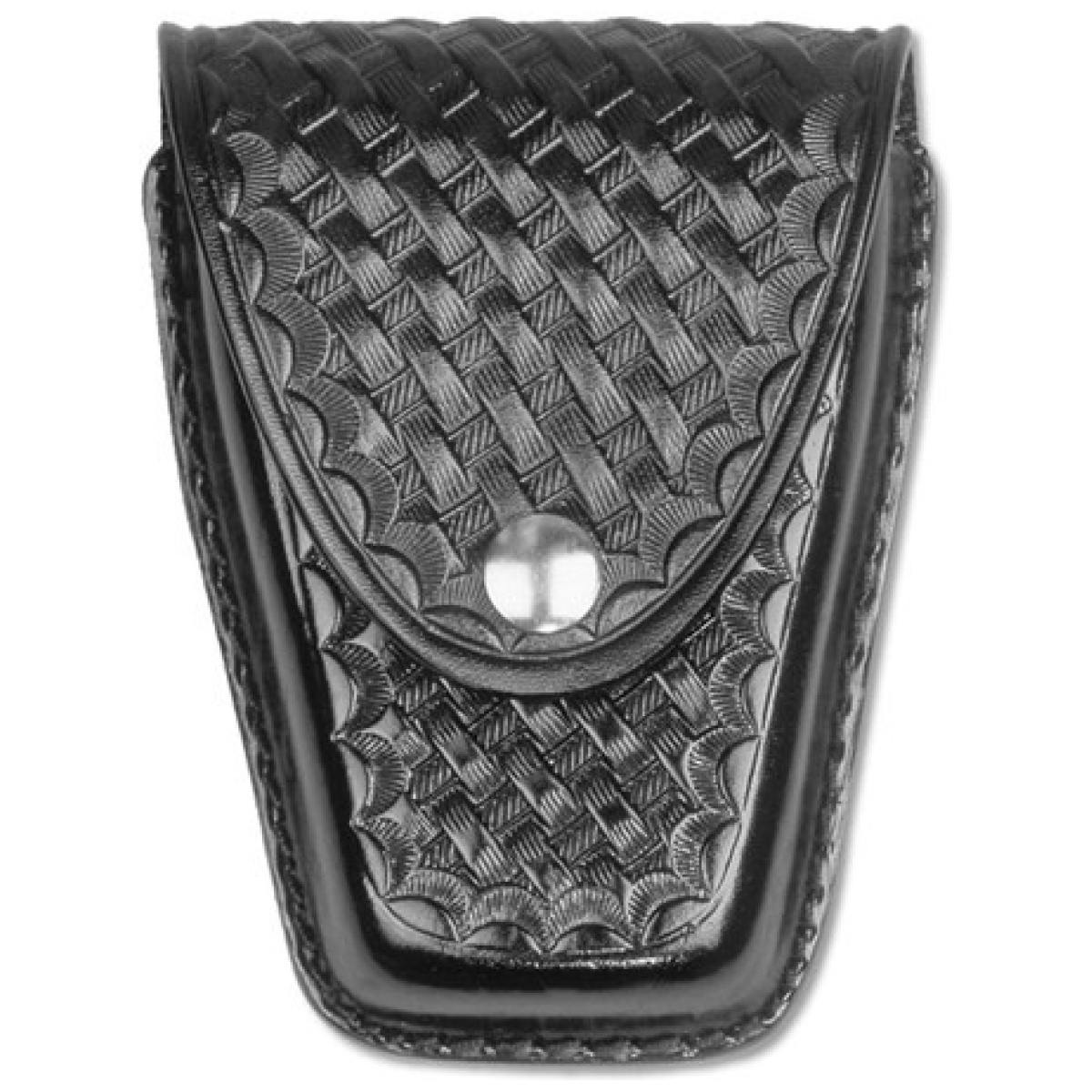 Dty-8821n. Jpg - basketweave leather standard closed single cuff case - dty 8821n