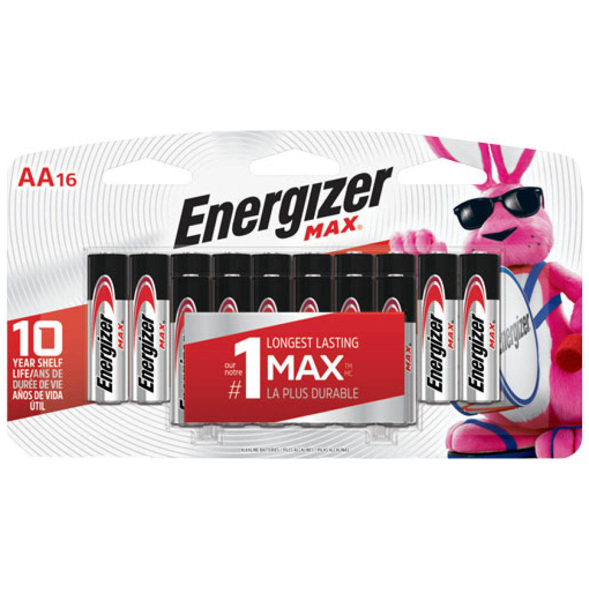 E91lp16. Jpg - energizer max batteries aa - 16-pack - e91lp16