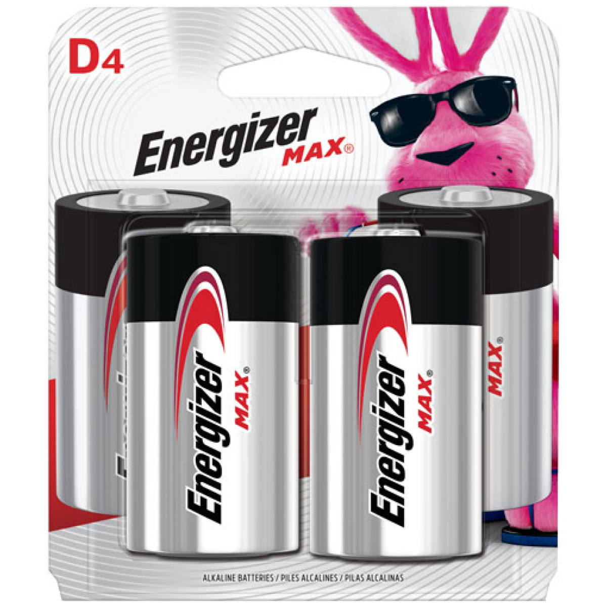 E95bp4. Jpg - energizer max batteries d - 4-pack - e95bp4