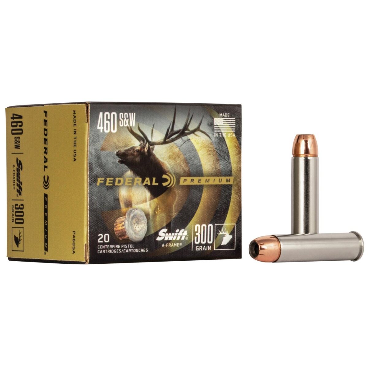 Fap460sa_1. Jpg - federal premium vital-shok handgun ammunition. 460 s&w 300 gr saf 1750 fps 20/box - fap460sa 1