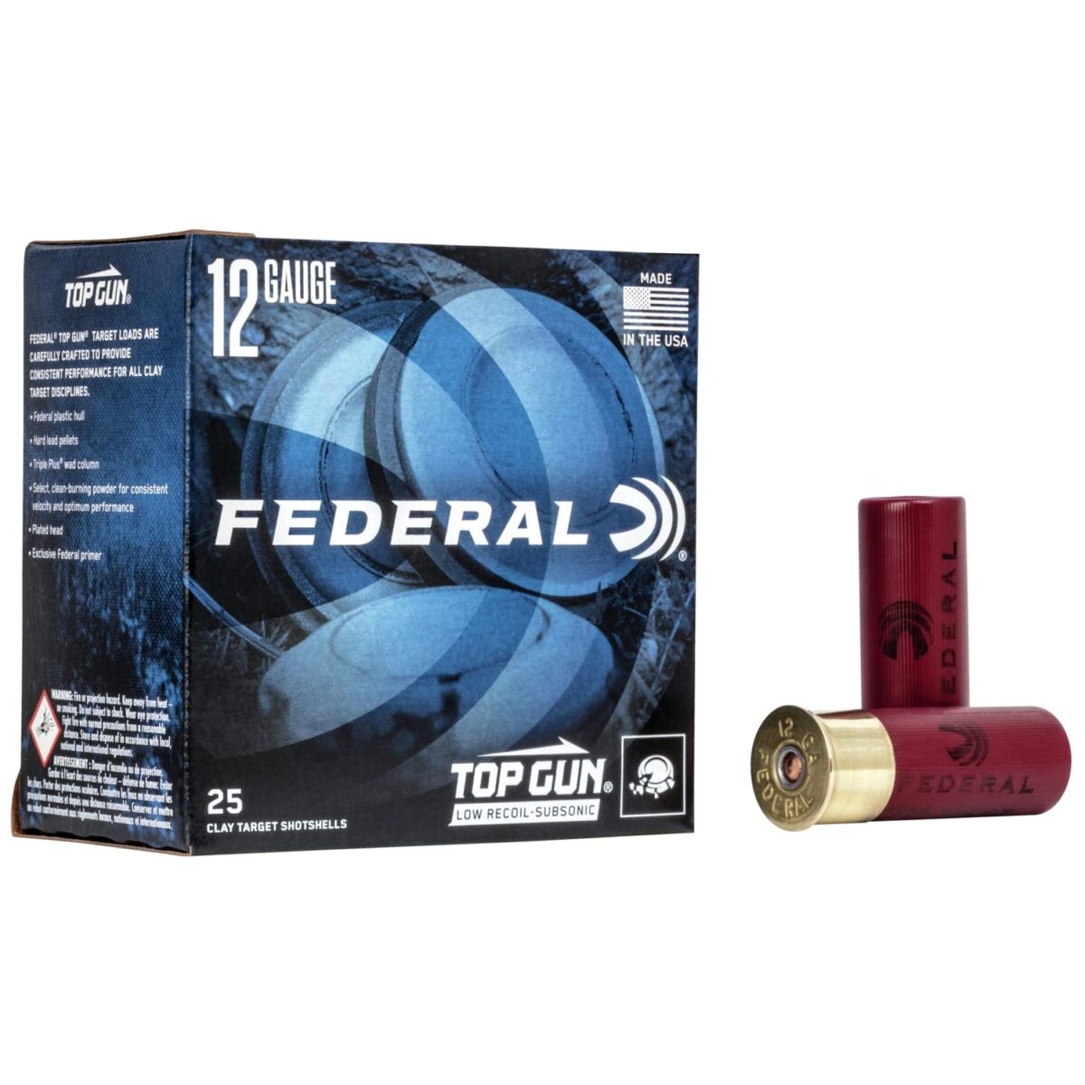 Fatgm12375_1. Jpg - federal top gun 12 ga 2-3/4" 1-1/8 oz #7. 5 25/box - fatgm12375 1