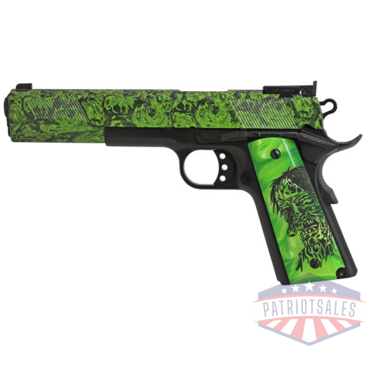 Geaglexl45z. Jpg - iver johnson eagle xl zombie -. 45acp 6" adj. - geaglexl45z