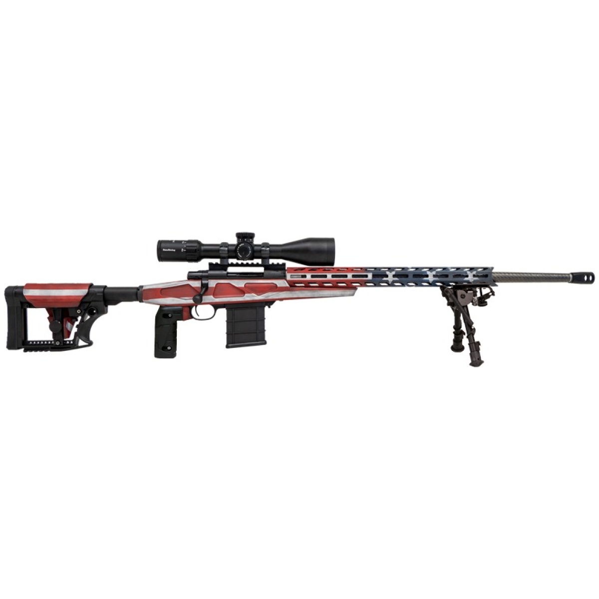 Ghcracf308uamdt. Jpg - howa flag chassis 308 usa flg - win 24" threaded w/scope - ghcracf308uamdt