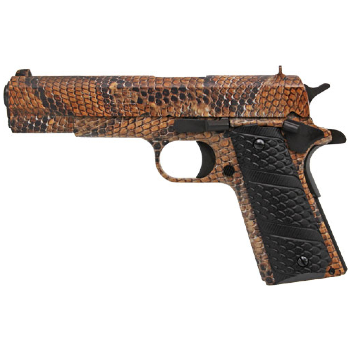 Gijrattlesnake. Jpg - iver johnson 1911a1 45acp 5" - fs 8rd rattlesnake - gijrattlesnake