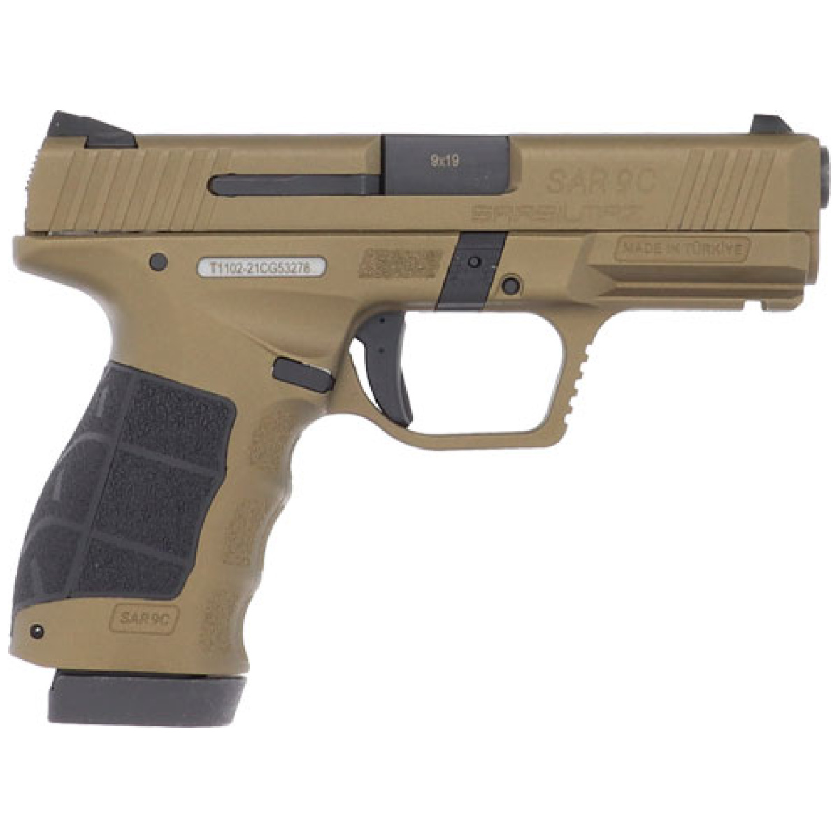 Gsar9cbz. Jpg - sar usa sar9c 9mm compact - 4" 2-15rd bronze - gsar9cbz