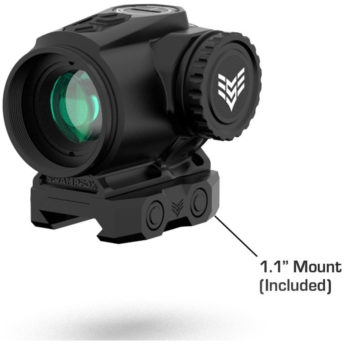 Iqrmps120r6-1-1. Jpg - swampfox raider micro prism red dot sight 1x20 red ir 6 moa - iqrmps120r6 1 1