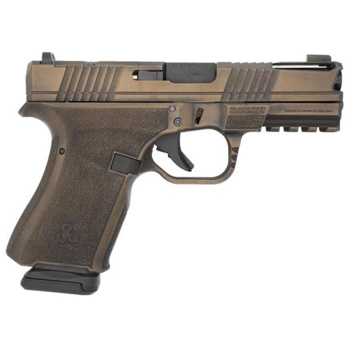 Irbroflp9mmbb1. Jpg - black rain frontline+ handgun 9mm luger 15rd magazine 3. 75" barrel burnt bronze battleworn finish optic ready - irbroflp9mmbb1