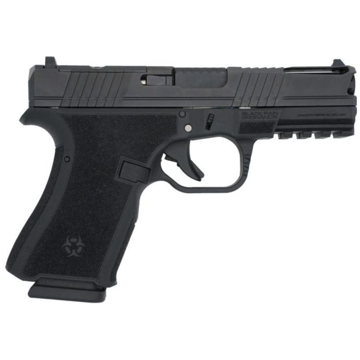 Irbroflp9mmblk. Jpg - black rain frontline+ handgun 9mm luger 15rd magazine 3. 75" barrel black finish optic ready - irbroflp9mmblk