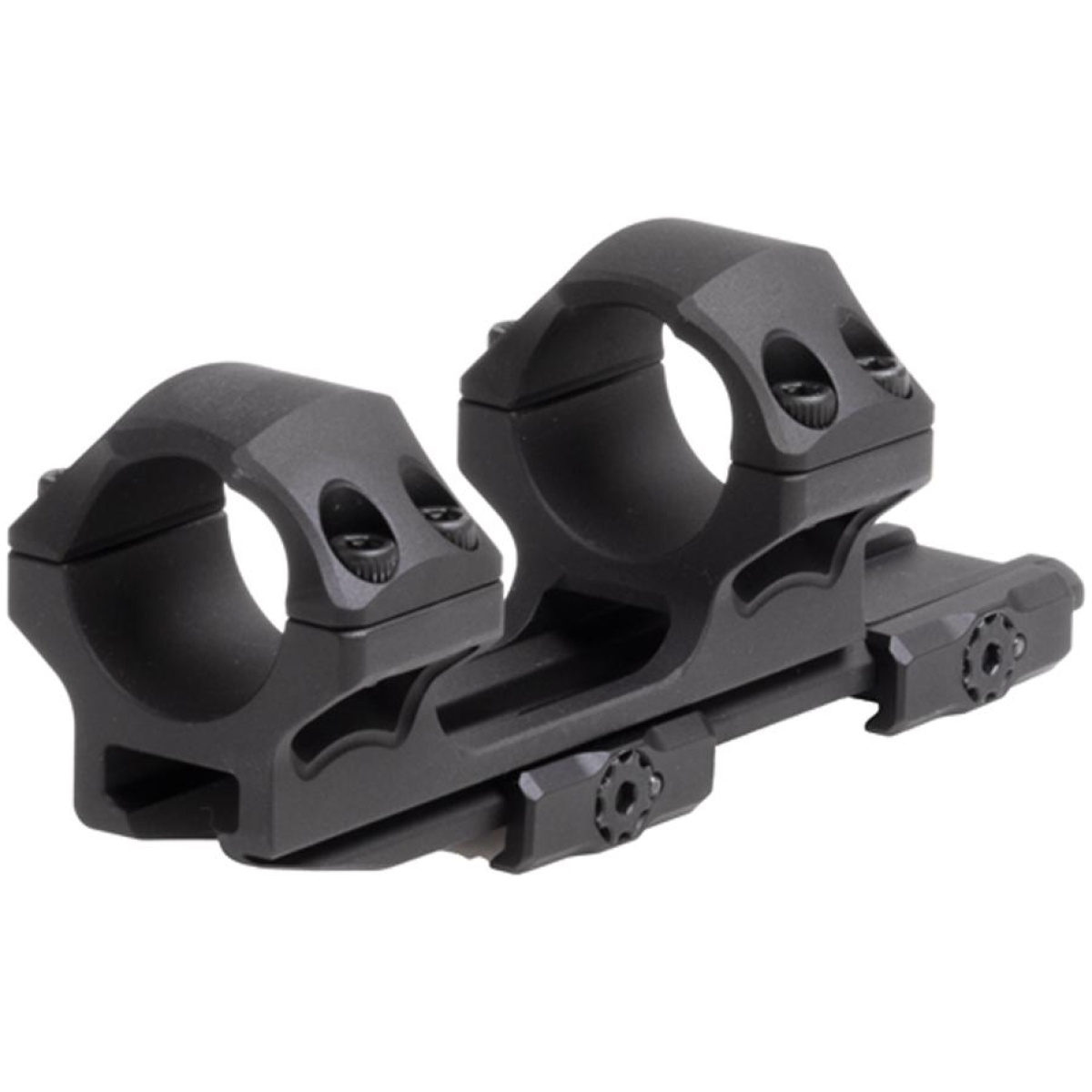 Liair11834q. Jpg - leapers 1-piece utg accu-sync qr cantilever mount 1" medium 34mm offset - matte black - liair11834q