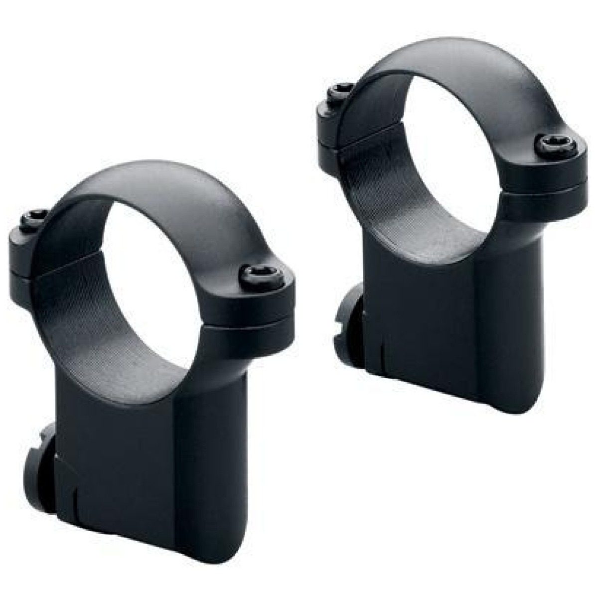 Lu51038. Jpg - leupold 2-piece solid steel ringmounts - ruger no. 1 & 77/22 30mm medium gloss black - lu51038