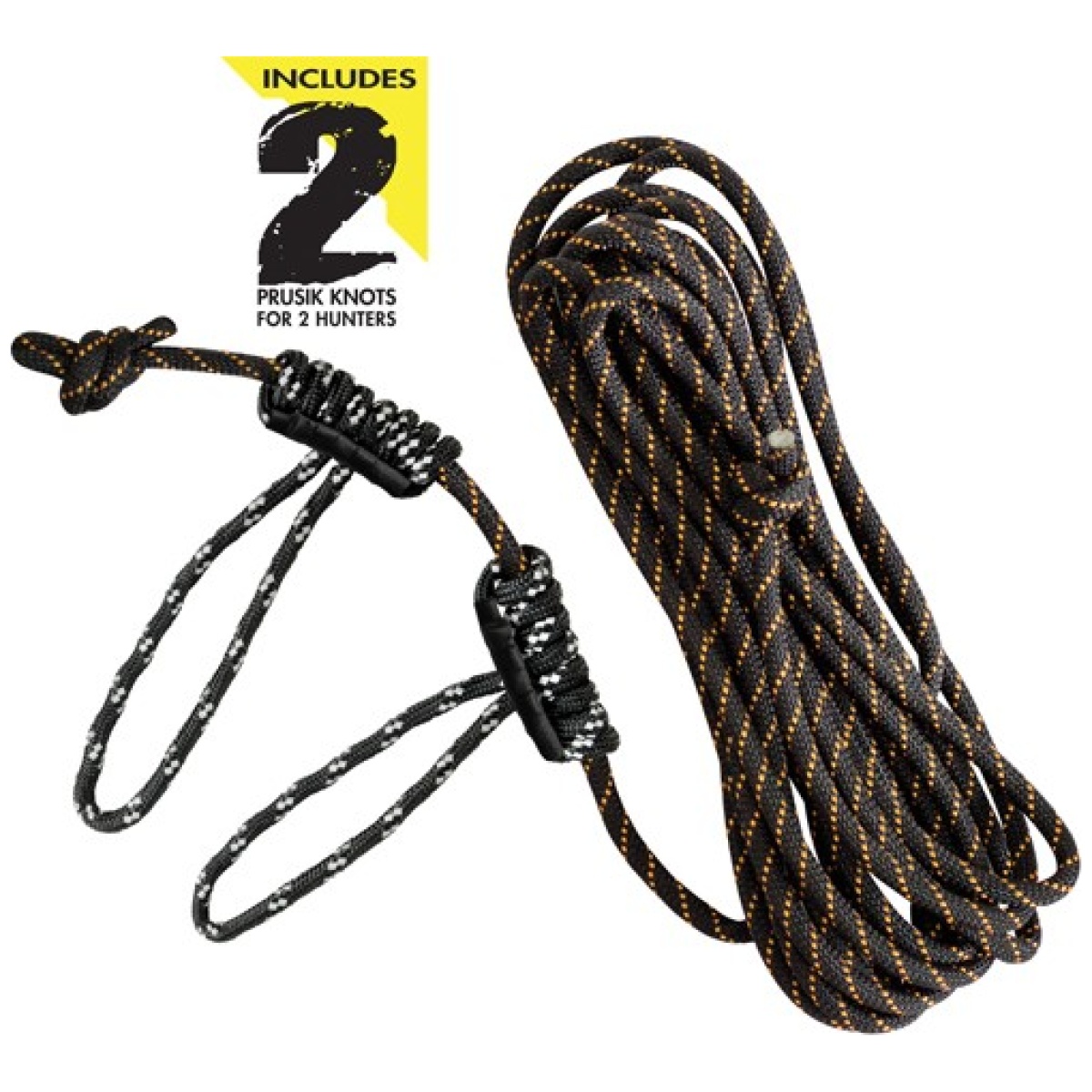 Msa500. Jpg - muddy life-line 30' w/ double - rope loops reflective rope - msa500