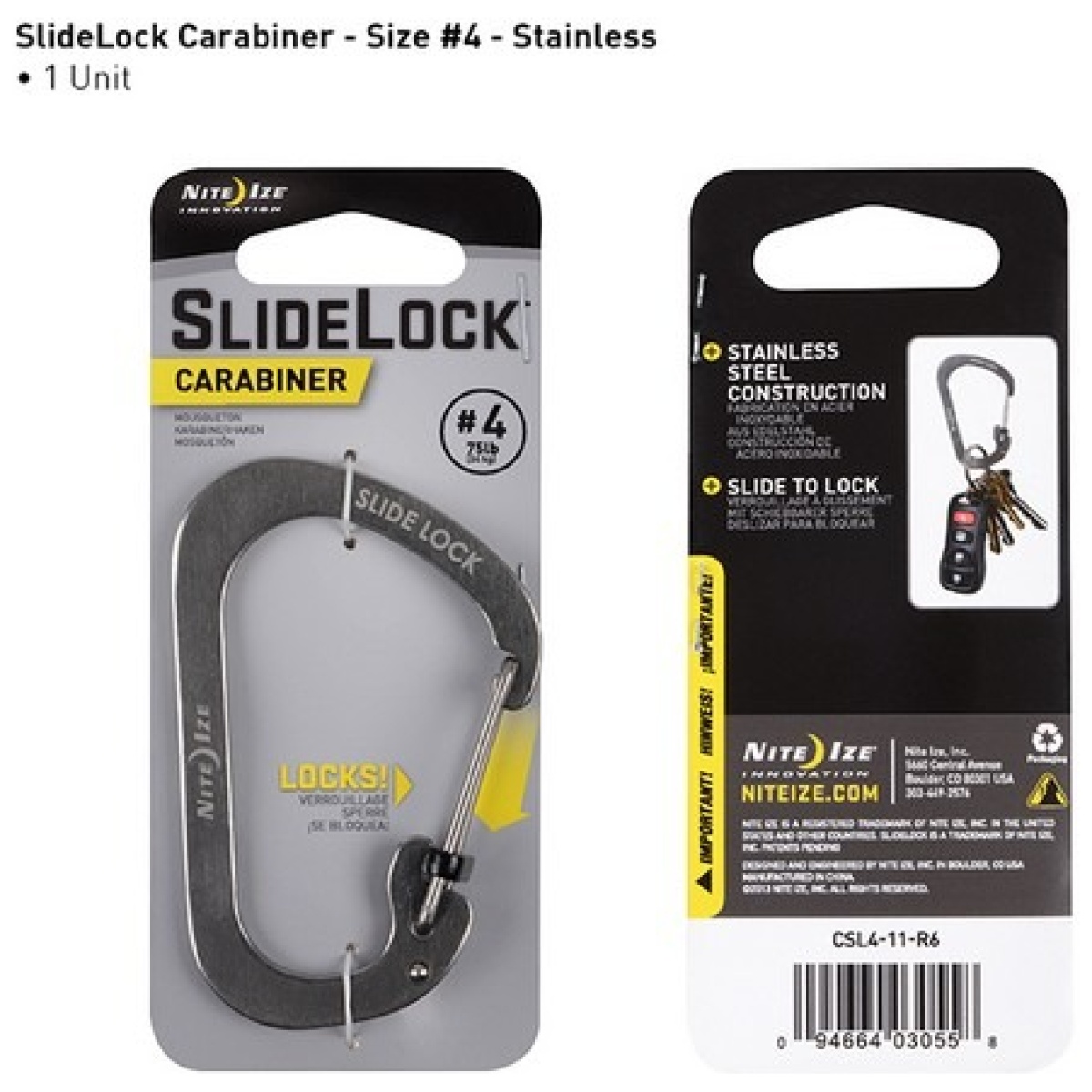 Nicsl4-11-r6. Jpg - carabiner slidelock steel #4 - nicsl4 11 r6