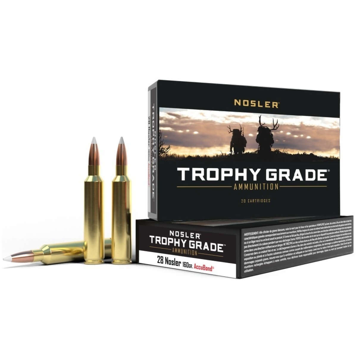 No60035-1. Jpg - nosler trophy grade rifle ammunition 28 nosler 160gr accubond 20/ct - no60035 1