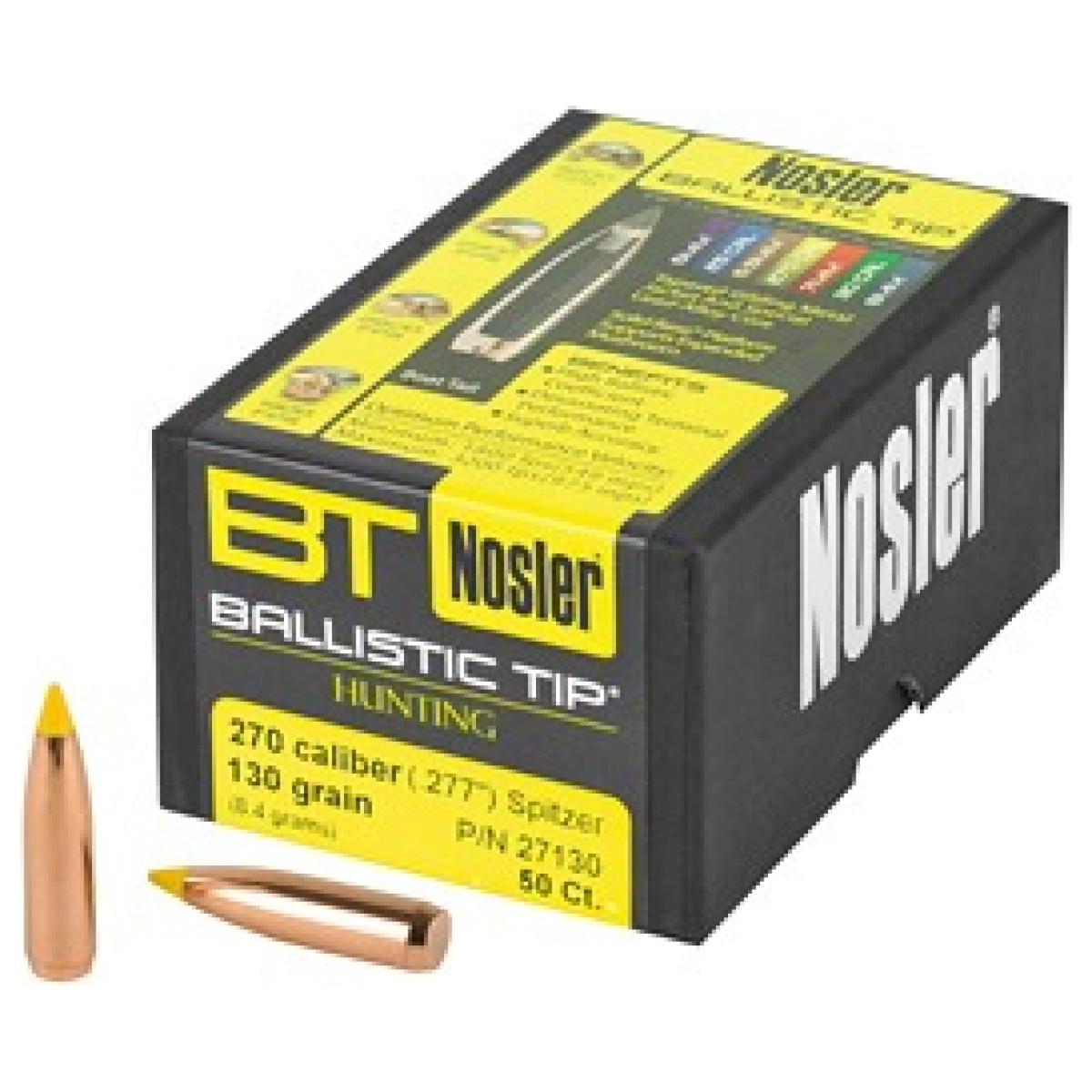 Nosb27130_1. Jpg - nosler 270 cal 130gr 50ct - nosb27130 1