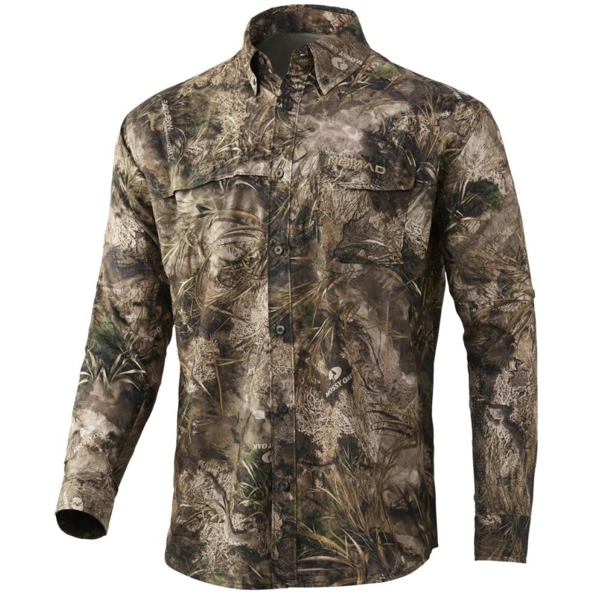 Onn1500030983m. Jpg - nomad stretch-lite long sleeve shirt mossy oak migrate m - onn1500030983m