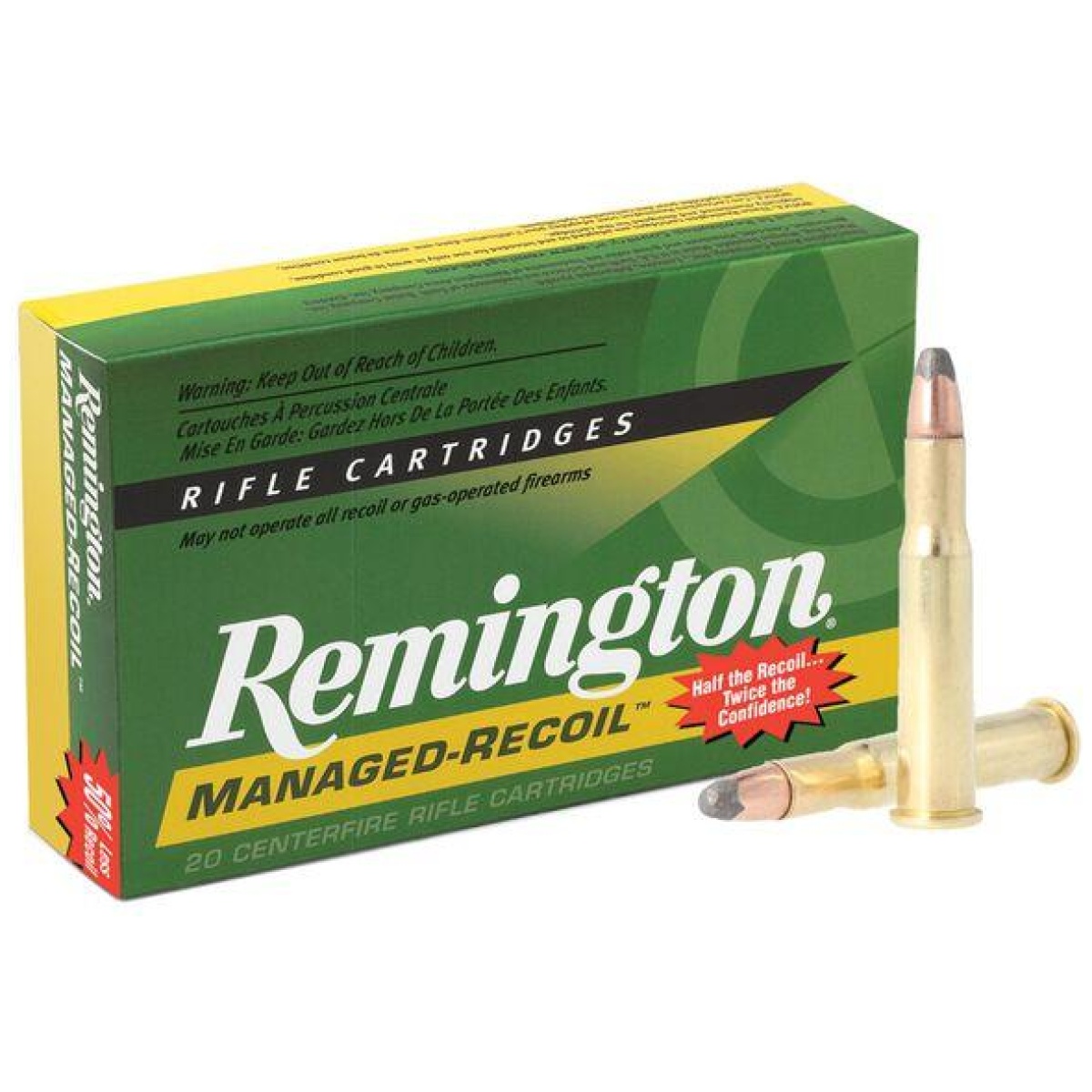 Rt27644-1. Jpg - remington managed recoil rifle ammunition. 30-30 win 125 gr core lokt sp 2175 fps 20/ct - rt27644 1