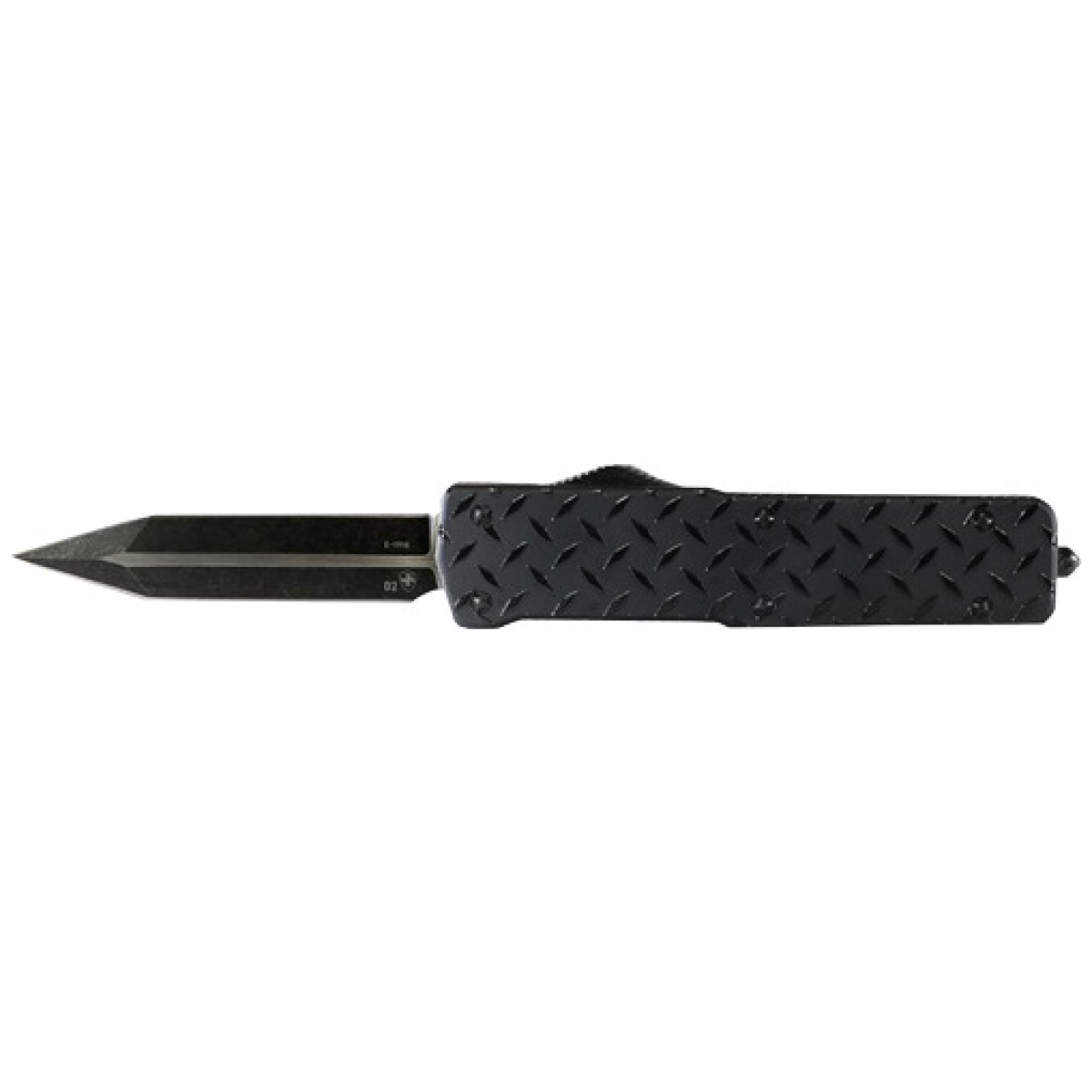 Sadpg121. Jpg - templar knife small otf alum - diamondplate 2. 75" d2 blk dagr - sadpg121