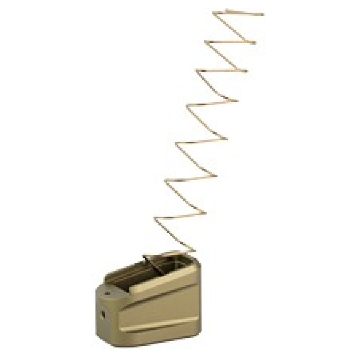 Si-emp-al-g19-fde_1. Jpg - strike mag plate al for glock 19 fde - si emp al g19 fde 1