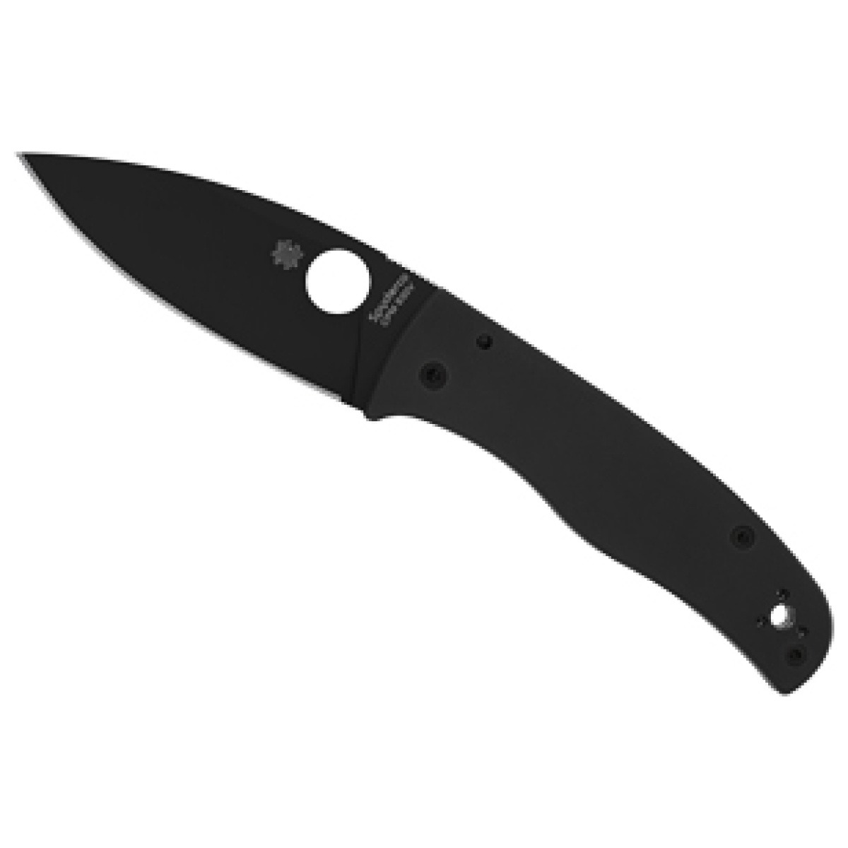 Spyc263gpbk_1. Jpg - spyderco bodacious blk/blk s30v - spyc263gpbk 1