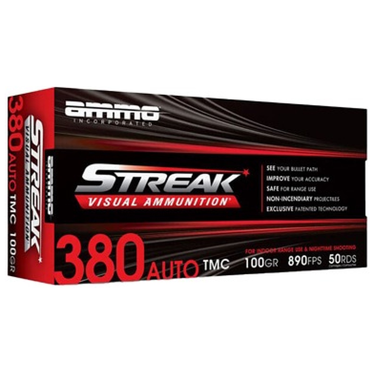 Strk380100tmc-red_1. Jpg - streak red 380auto 100gr tmc 50/1000 - strk380100tmc red 1