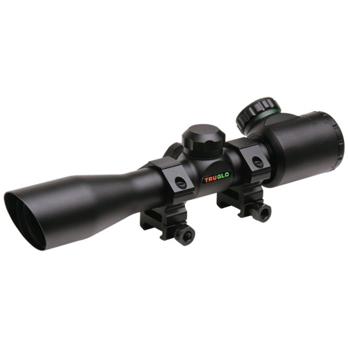 Tg8504b3l. Jpg - truglo crossbow scope 4x32 - black with rings illmntd retcl - tg8504b3l