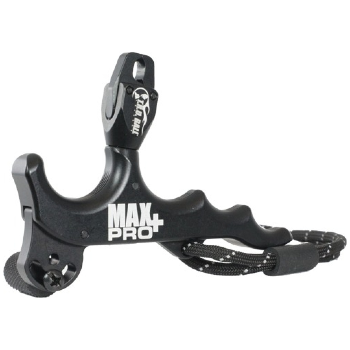 Tmppbk. Jpg - t. R. U. Ball release max pro+ - hand held 4-finger thumb black - tmppbk