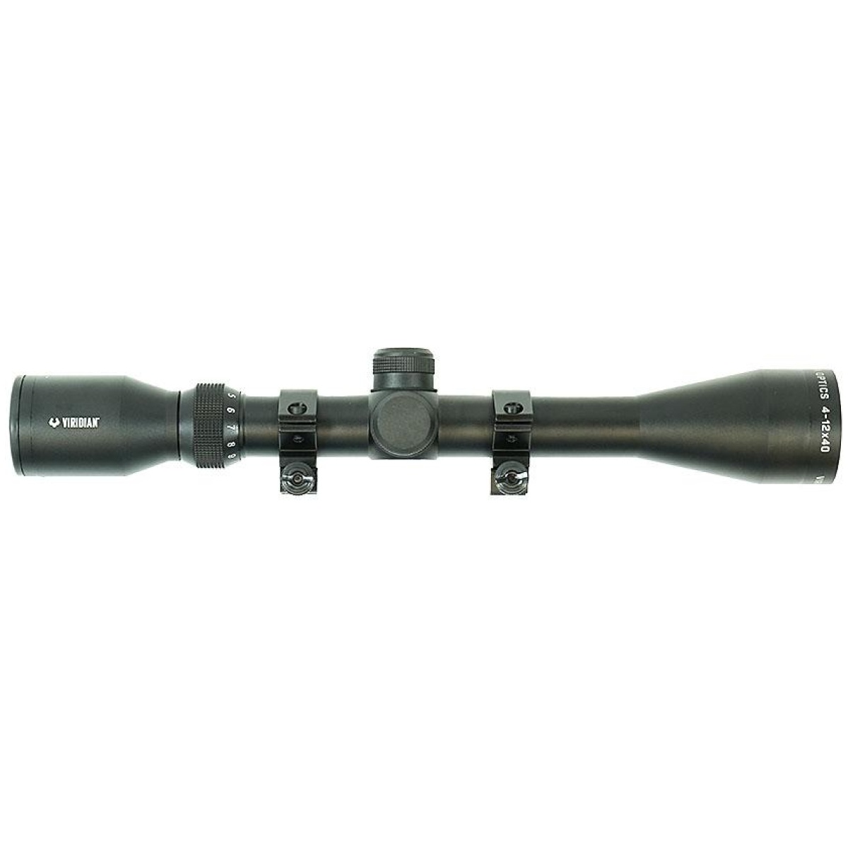 Enhance your aim with the viridian 4-12x40 scope - r4 reticle & rings - viridian rifle scope 4-12x40 r4 black with rings retail box - vl9810136 1 2024