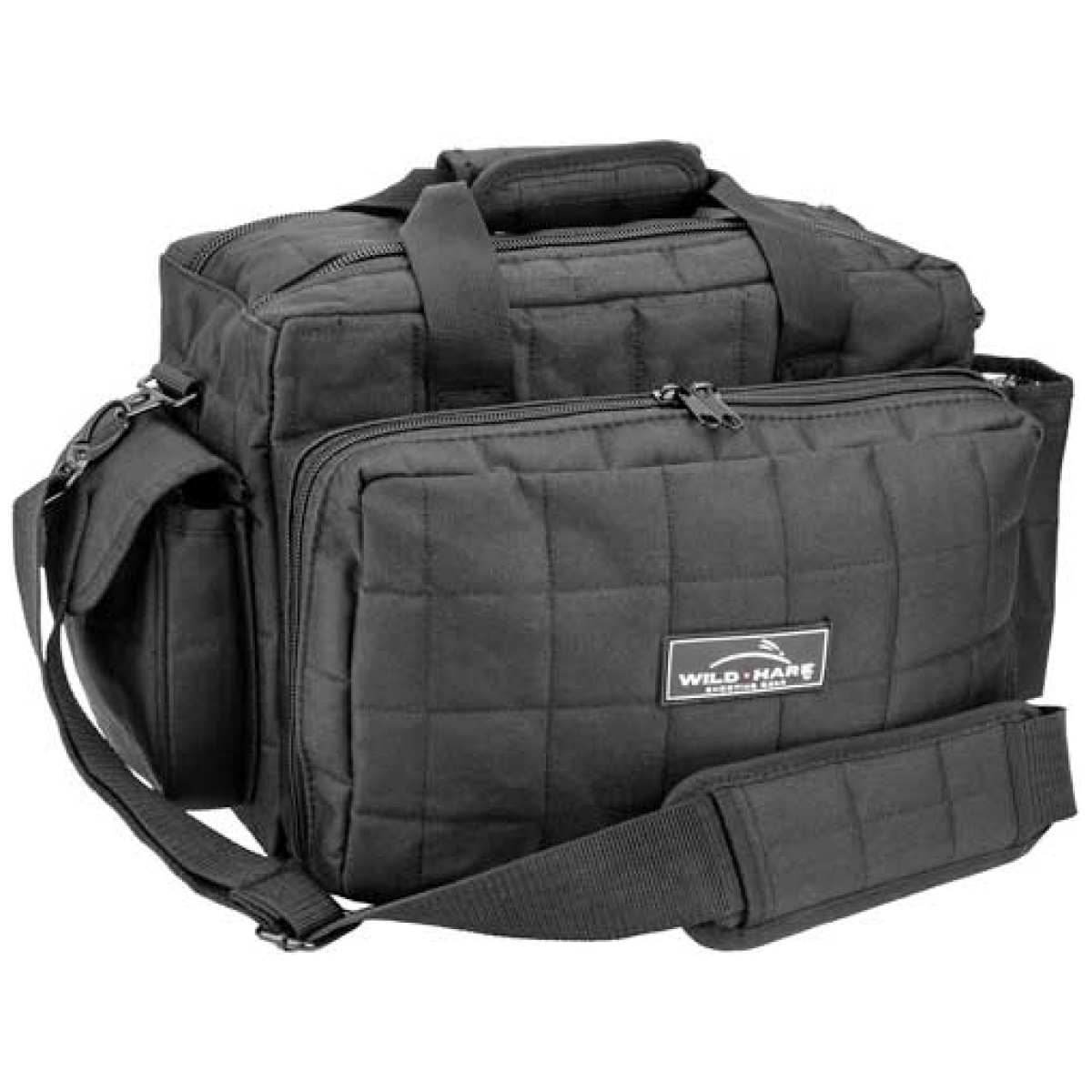 Wh201dbk. Jpg - peregrine outdoors wild hare - deluxe tournament bag black - wh201dbk