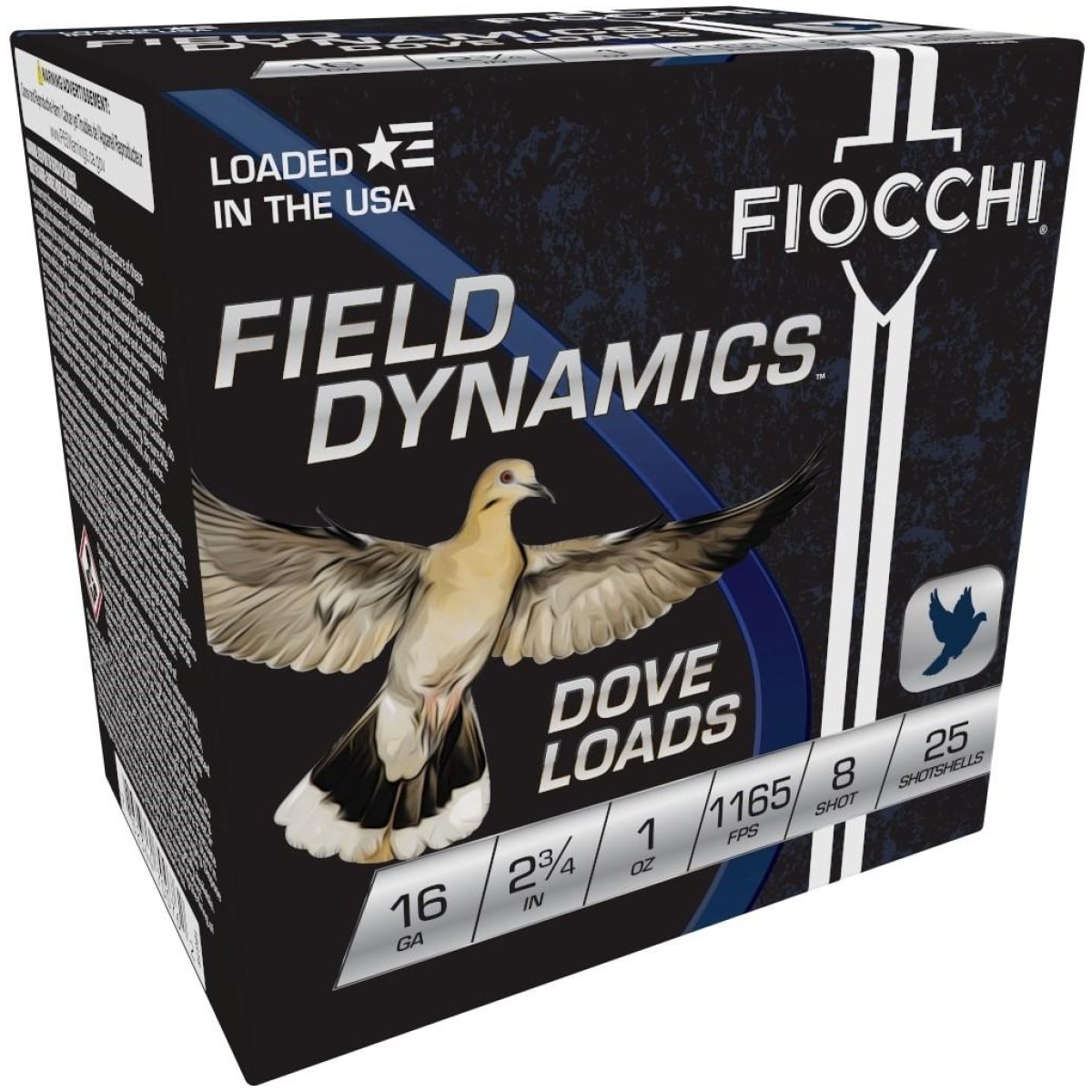 Xn16gt8-1. Jpg - fiocchi lead dove & quail shotshells 16ga 2-3/4 in 1oz 1165 fps #8 25/ct - xn16gt8 1