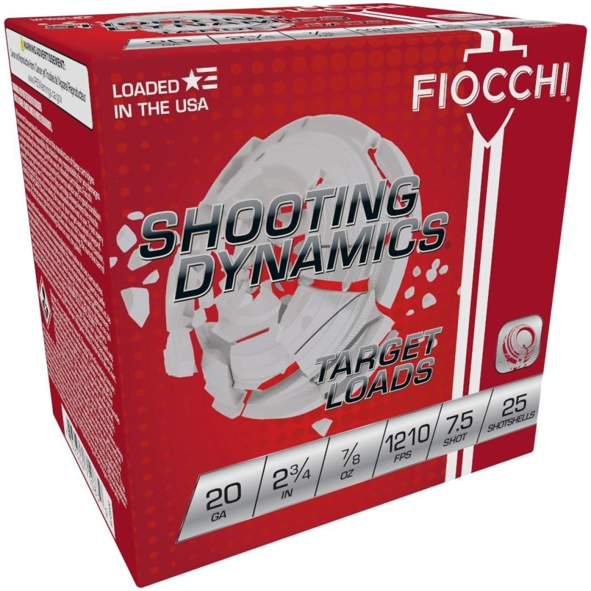 Xn20sd75-1. Jpg - fiocchi shooting dynamics shotshells 20ga 2-3/4in 7/8 oz #7. 5 1210 fps 25/ct - xn20sd75 1