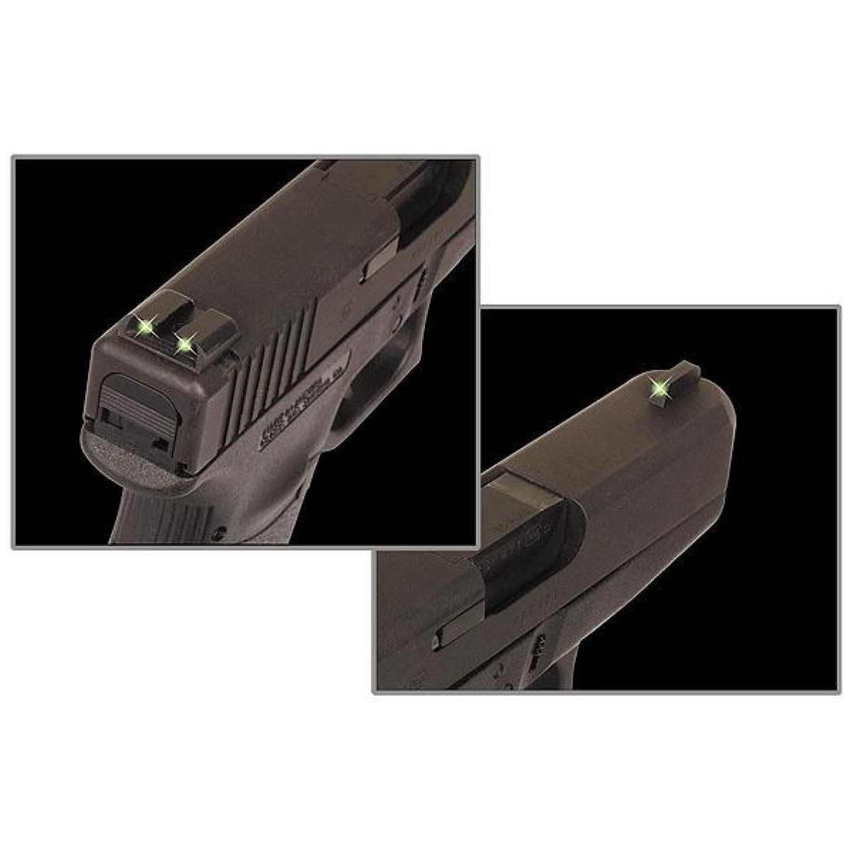 Xrtg231n1. Jpg - truglo tritium night sights fits novak. 260/. 450 set - front green/rear green - xrtg231n1