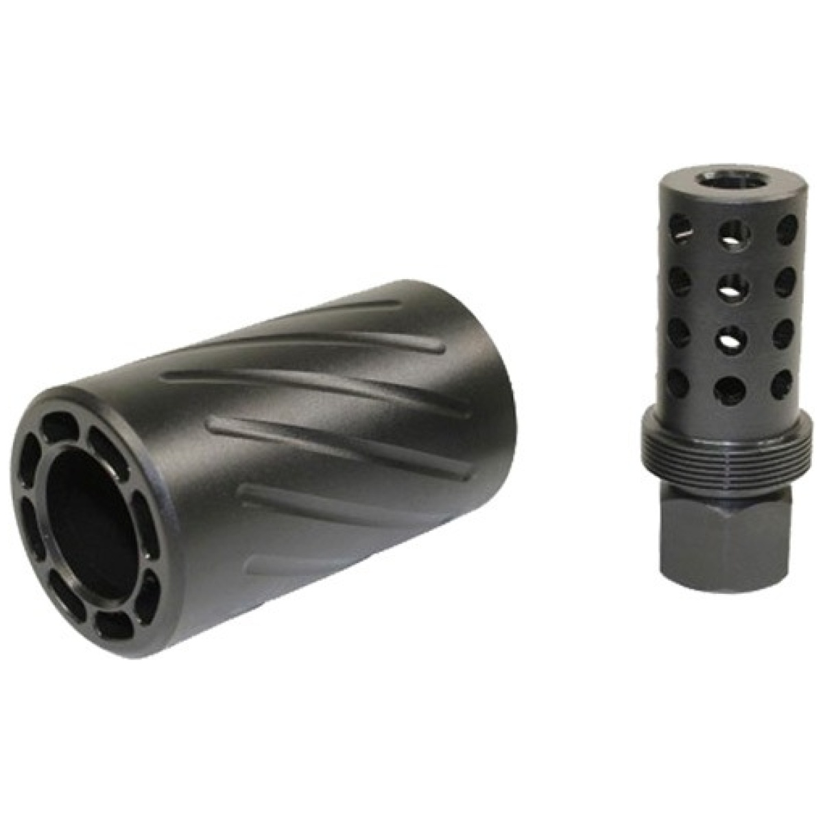 Zspitfire. Jpg - guntec ar15 5. 56 muzzle brake - w/ quick detach blast shield - zspitfire