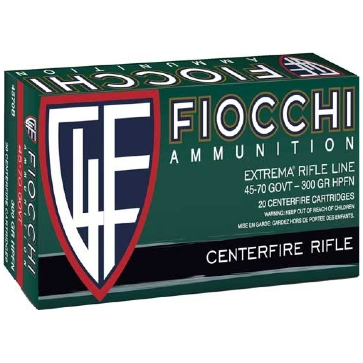 A4570b. Jpg - fiocchi 45-70 gov 300gr hp-fn - 20rd 10bx/cs - a4570b