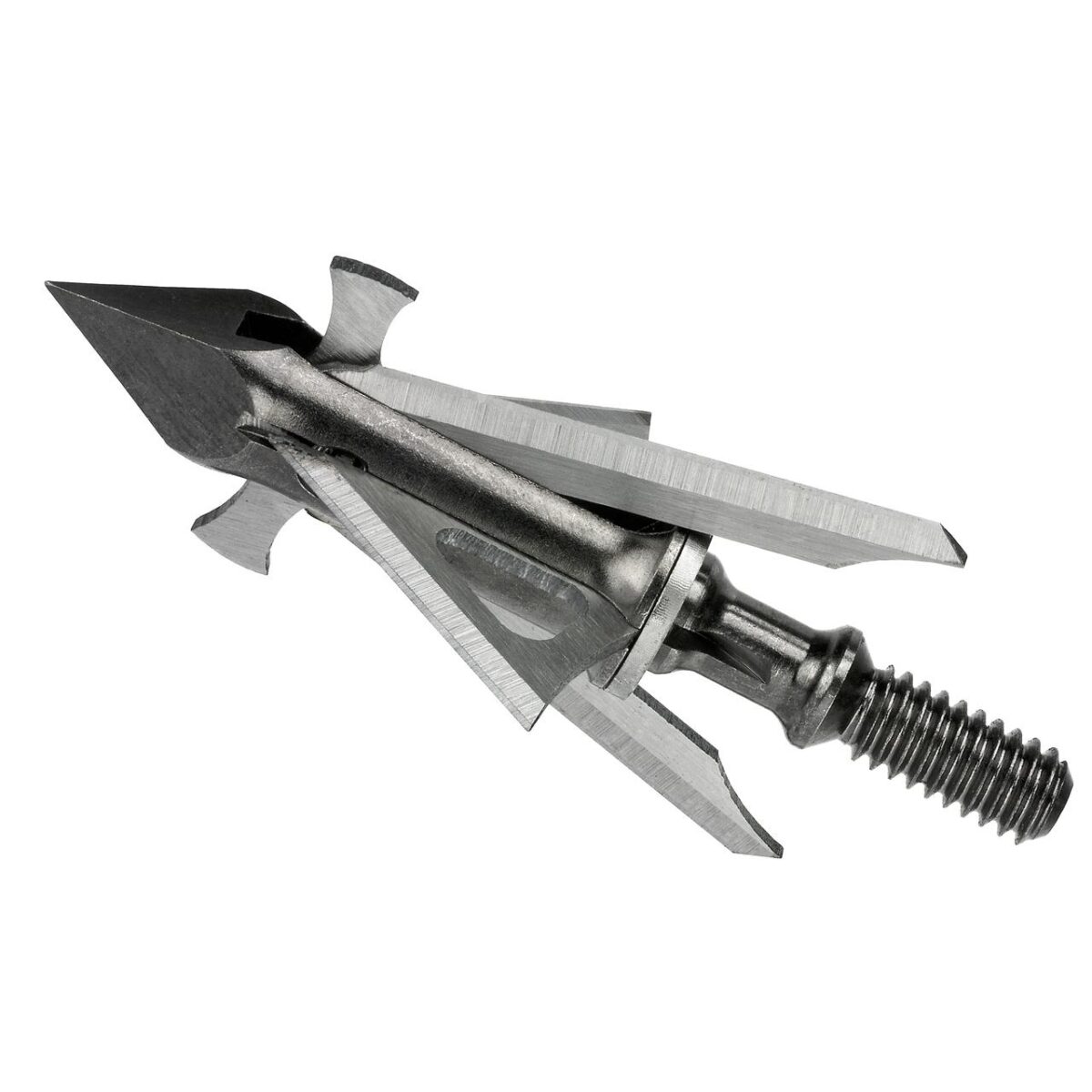 Gf297. Jpg - muzzy trocar 4-blade hb-hybrid crossbow broadhead 1" x 1 5/8" cut 100 gr 3/pk - gf297