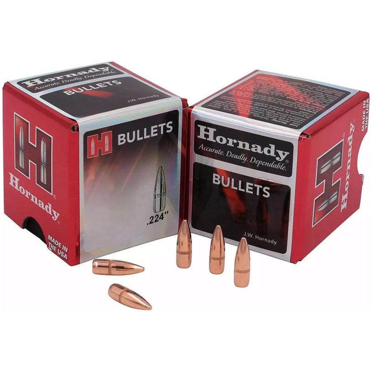 Hornady. 22 cal. 224" fmj bullets: unparalleled precision in every shot - hornady traditional / fmj rifle bullets. 22 cal. 224" 62 gr fmj 5500/ct - hornady full metal jacket bullets 22 cal 224in 62 gr fmj 5500 count ho22760b