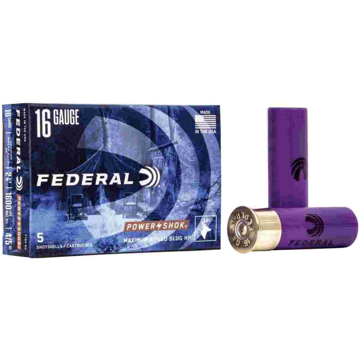 Https3a2f2fmedia. Chattanoogashooting. Com2fimages2fproduct2ffaf164rs2ffaf164rs_1. Jpg - federal power-shok rifled slug 16 ga 2 3/4" max 4/5 oz slug 1600 fps - 5/box - https3a2f2fmedia. Chattanoogashooting. Com2fimages2fproduct2ffaf164rs2ffaf164rs 1