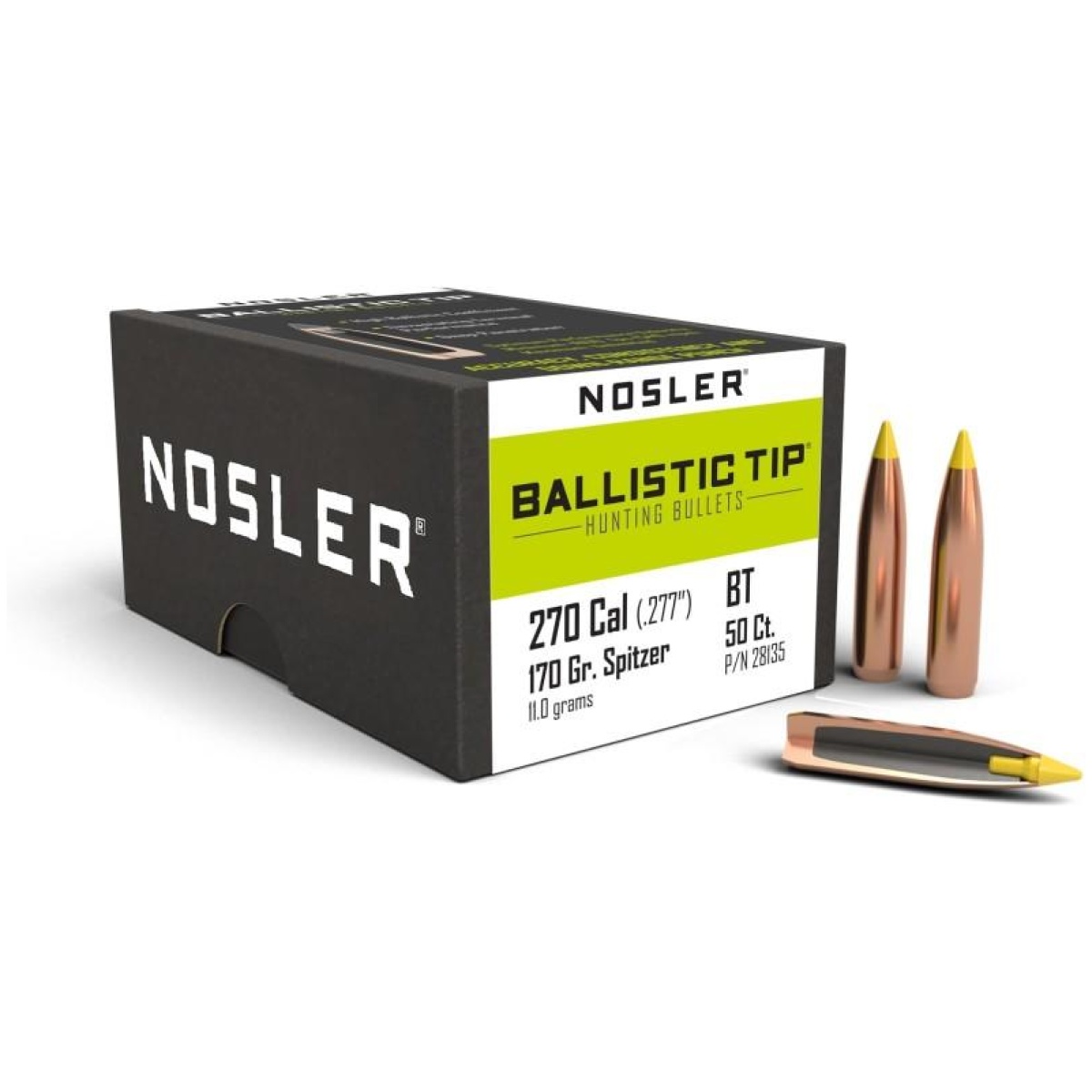 Https3a2f2fmedia. Chattanoogashooting. Com2fimages2fproduct2fno281352fno28135-1. Jpg - nosler ballistic tip hunting bullets 270 cal 170g pt 50/ct - https3a2f2fmedia. Chattanoogashooting. Com2fimages2fproduct2fno281352fno28135 1