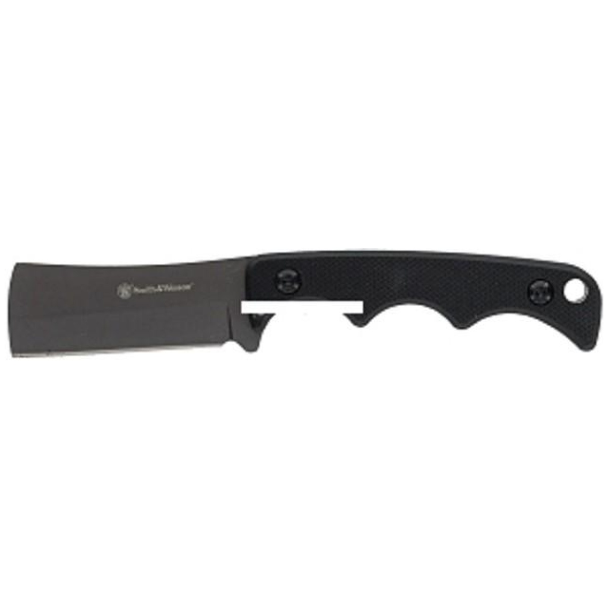 Https3a2f2fmedia. Chattanoogashooting. Com2fimages2fproduct2fpf11931522fpf1193152-1. Jpg - smith & wesson h. R. T. Cleaver neck fixed knife 2" cleaver blade black with nylon sheath - https3a2f2fmedia. Chattanoogashooting. Com2fimages2fproduct2fpf11931522fpf1193152 1