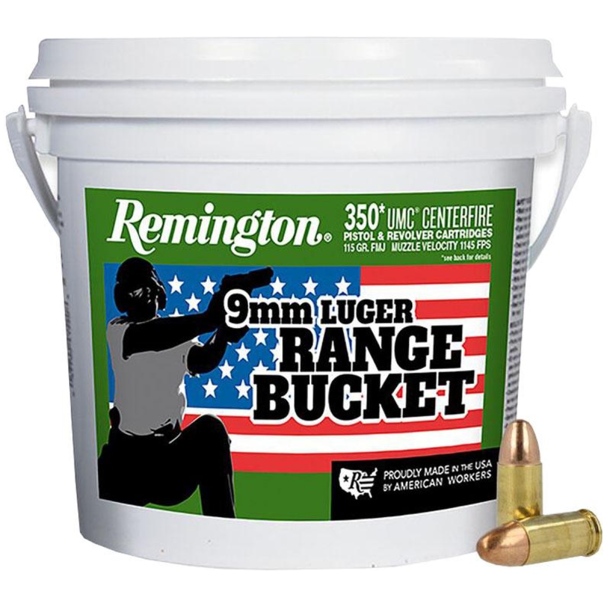 Bulk shooting made easy: remington umc range bucket 9mm review - remington umc "range bucket" ammunition 9mm luger 115 gr mc 1145 fps 350/ct - https3a2f2fmedia. Chattanoogashooting. Com2fimages2fproduct2frt236352fremington umc range bucket ammunition 9mm luger 115 gr mc 1145 fps 350ct rt23635