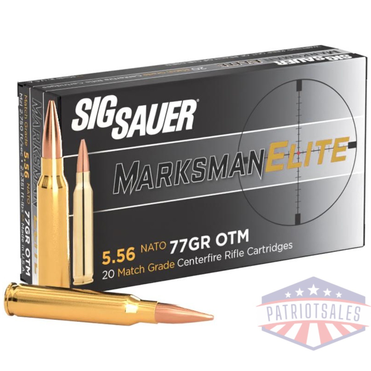 Https3a2f2fmedia. Chattanoogashooting. Com2fimages2fproduct2fxie556m4202fxie556m420-1. Jpg - sig sauer elite match rifle ammunition 5. 56mm 77gr otm 20/ct - https3a2f2fmedia. Chattanoogashooting. Com2fimages2fproduct2fxie556m4202fxie556m420 1